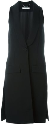Givenchy sleeveless long blazer