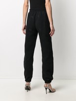 Thumbnail for your product : Alexander Wang Logo Embroidered Cotton Track Trousers