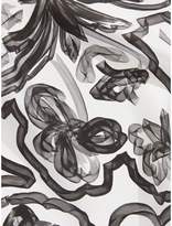 Thumbnail for your product : Echo Floral Sketch-Print Silk Scarf