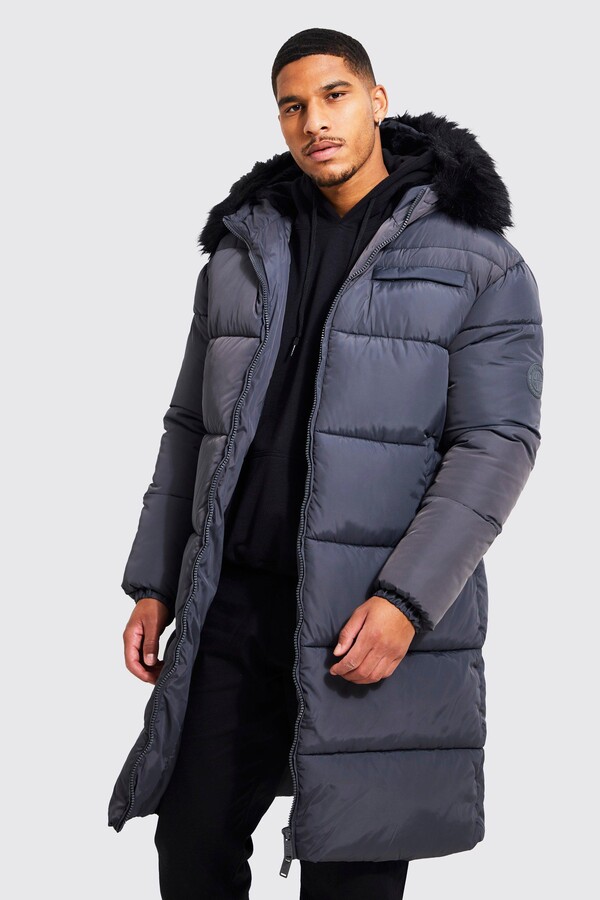 coats for men with fur hood