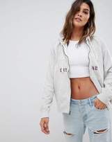 Thumbnail for your product : Abercrombie & Fitch zip thru hoodie with New York logo