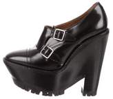 Thumbnail for your product : Burberry Platform Wedge Booties