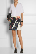 Thumbnail for your product : Erdem Mari floral-print crepe mini skirt