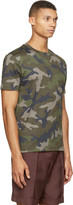Thumbnail for your product : Valentino Green Camo T-Shirt