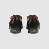 Thumbnail for your product : Gucci Men's loafer with LA Angels patch