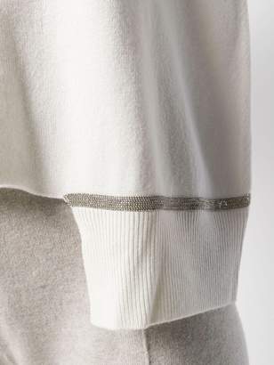 Fabiana Filippi asymmetric long-sleeve sweater