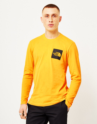 The North Face Black Label Long Sleeve Fine T-Shirt Yellow