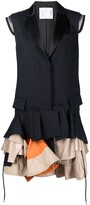 Thumbnail for your product : Sacai Deconstructed Mini Blazer Dress