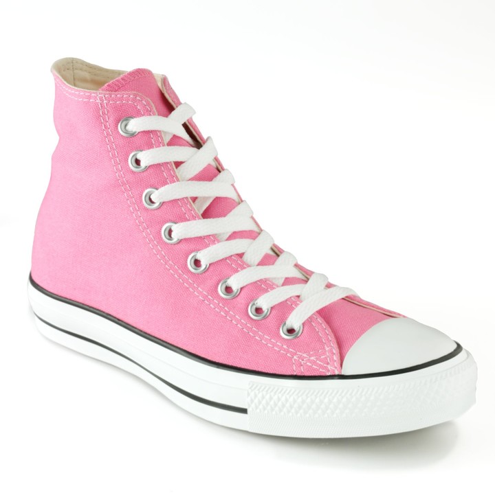 pink high top sneakers