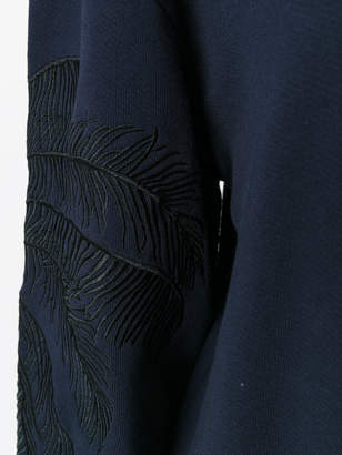 Stella McCartney leaf detail sweatshirt