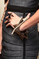 Thumbnail for your product : House Of Harlow Gunmetal Triquetra Hinged Cuff