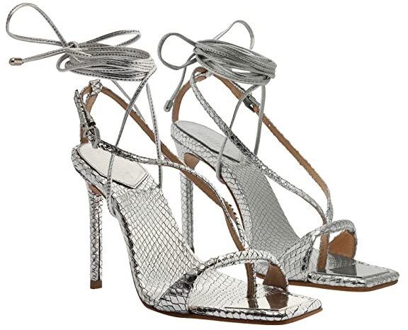 Schutz Silver Women's Sandals | Shop the world's largest 