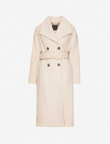 Thumbnail for your product : Pinko Ideal waterfall-lapel wool-blend coat
