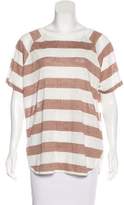 Thumbnail for your product : Frame Denim Striped Linen T-Shirt w/ Tags