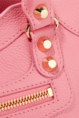 Balenciaga Classic City Mini Textured-leather Tote - Pink