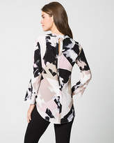 Thumbnail for your product : Le Château Abstract Print Viscose Blend Tunic Blouse