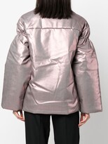Thumbnail for your product : Collina Strada Metallic-Effect Puffer Jacket