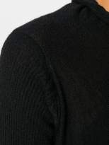 Thumbnail for your product : Rick Owens asymmetric long cardigan