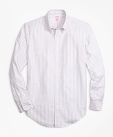 Thumbnail for your product : Brooks Brothers Madison Fit Oxford Outline Stripe Sport Shirt