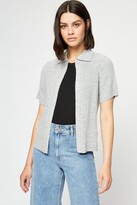 Thumbnail for your product : Dorothy Perkins Womens Light Grey Collar Edge To Edge Cardigan