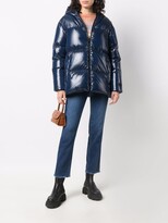Thumbnail for your product : Duvetica Zip-Up Hooded Puffer Jacket