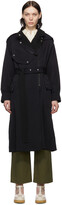Thumbnail for your product : Victoria Beckham Navy Utility Trench Coat