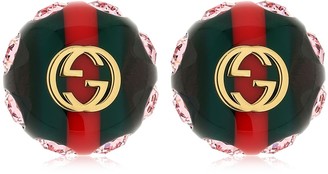 Gucci Logo Stud Earrings
