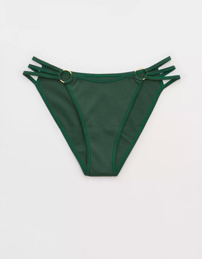 aerie Seamless Strappy High Cut Bikini Underwear ShopStyle Panties