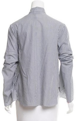 Tanya Taylor Long Sleeve Striped Blouse w/ Tags