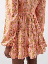 Thumbnail for your product : Agua by Agua Bendita Avena Floral-print Cotton-poplin Mini Dress - Pink Print