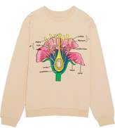 Christopher Kane Botanical Embroidered Cotton-Jersey Sweatshirt