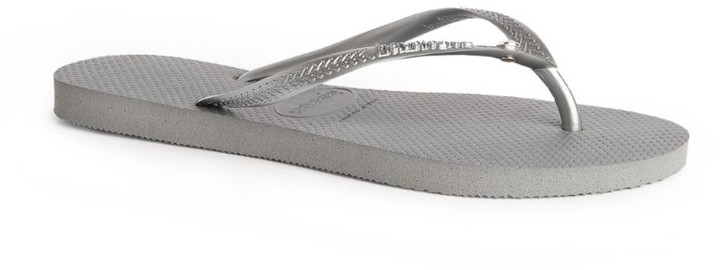 havaianas embellished flip flops