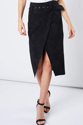 Do & Be Faux Suede Skirt