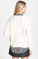 Thumbnail for your product : Topshop Cable Knit Boxy Sweater