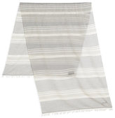 Thumbnail for your product : Armani Collezioni Woven Striped Cotton Shawl
