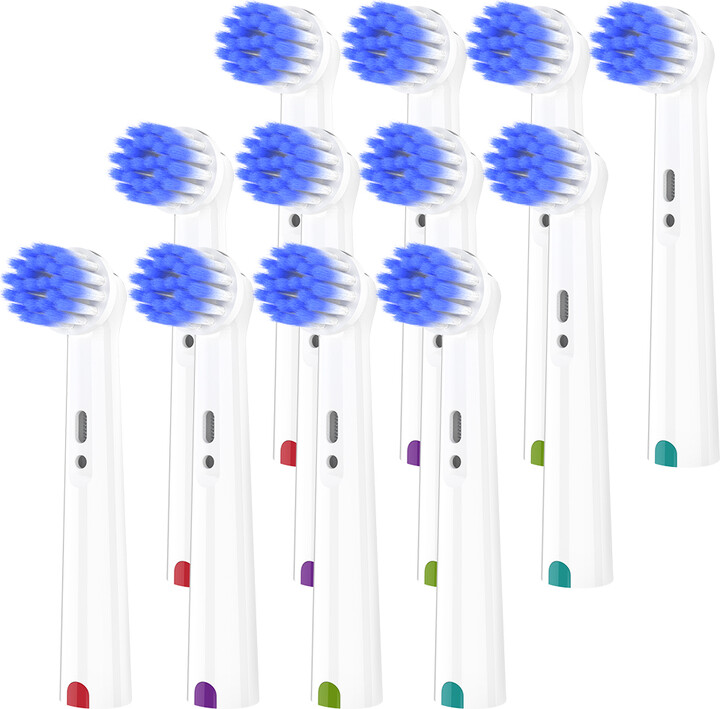 Soft Toothbrush Heads Compatible with Oral B Electric Toothbrush, Replacement Brush Head for OralB 1000 100 1500 500 7500 8000