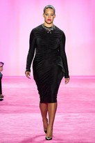 Thumbnail for your product : Christian Siriano Shimmer Knit Ruched Front Dress