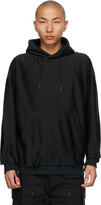 Thumbnail for your product : N.Hoolywood Black Extended Cuffs Hoodie