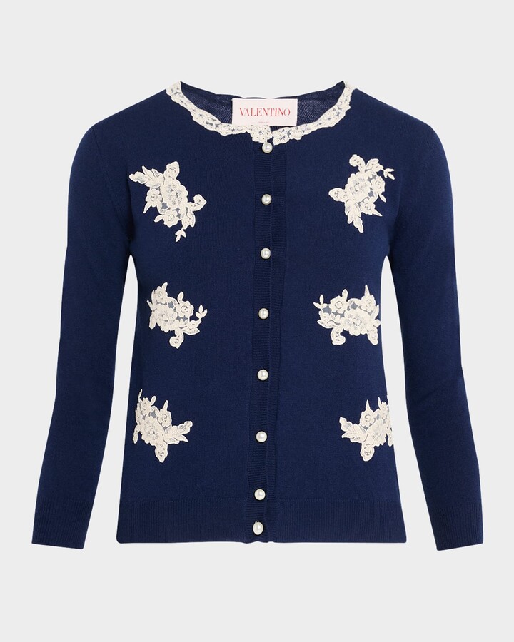 Lace Wool Cardigan