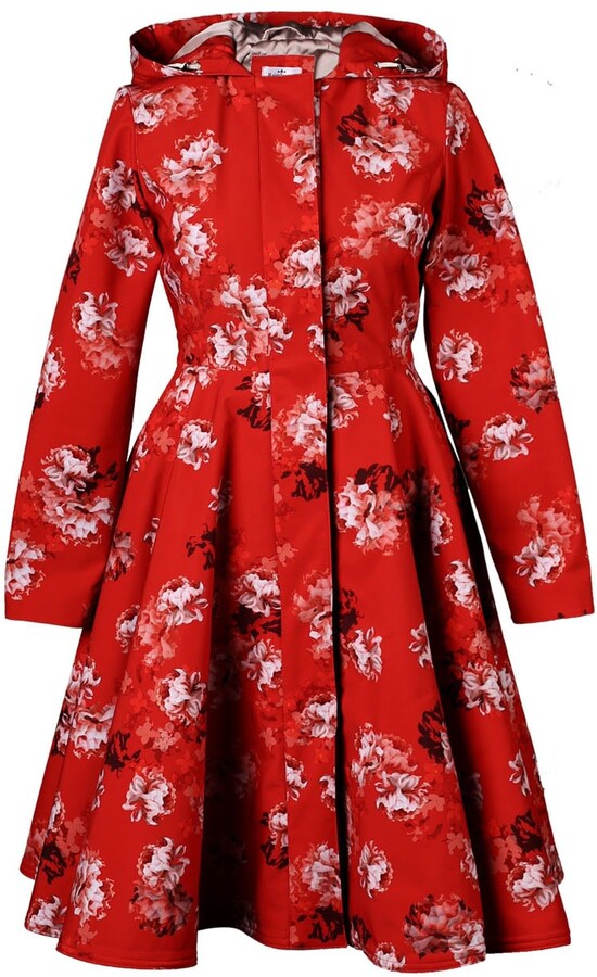 swing coat with hood