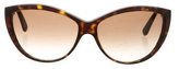 Thumbnail for your product : Alexander McQueen Tortoiseshell Cat-Eye Sunglasses