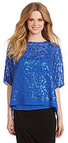 Thumbnail for your product : Chelsea & Violet Sequined Georgette Blouse
