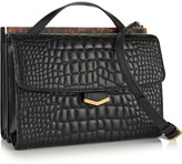 Thumbnail for your product : Fendi Demi Jour croc-effect leather shoulder bag