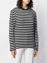 Thumbnail for your product : MAISON KITSUNÉ striped longsleeved T-shirt
