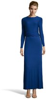 Thumbnail for your product : Wyatt royal navy stretch jersey long sleeve maxi dress