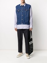 Thumbnail for your product : Junya Watanabe High-Rise Straight Leg Jeans