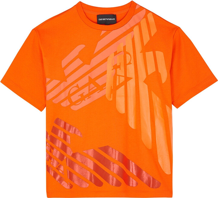 Emporio Armani Kids Logo-print Cotton T-shirt