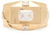 Thumbnail for your product : ATTICO Forza Crystal-embellished Cuff - Gold