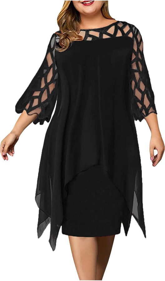 Black Slimming Bodycon Dress