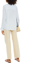 Thumbnail for your product : Velvet by Graham & Spencer Marlena gathered voile blouse
